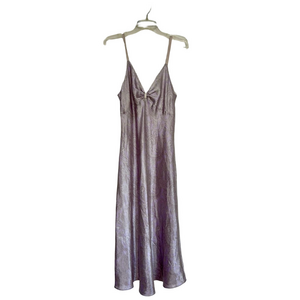 Y2K Vintage Lavender Paisley Slip Dress